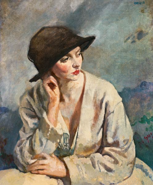 Portrait of Miss Sinclair von Sir William Orpen