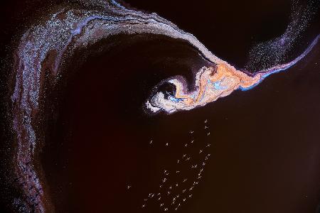 Magadi Lakes Dancing Ribbon