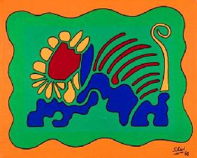 El León Azul (der blaue Löwe)