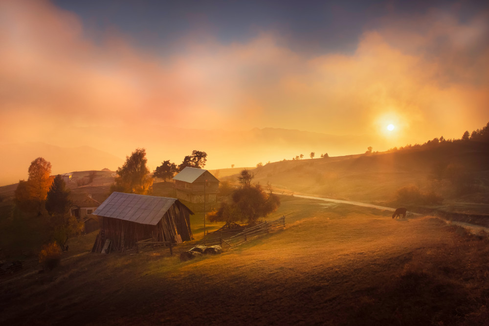 A misty sunset von Slavi Zayakov