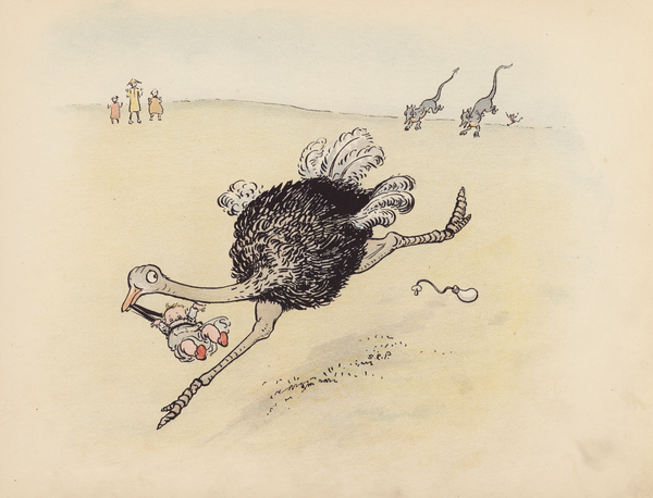 Illustration for Little Twin Dragons by S Rosamond Praeger von Sophia Rosamond Praeger