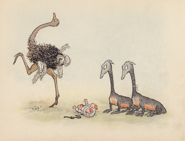 Illustration for Little Twin Dragons by S Rosamond Praeger von Sophia Rosamond Praeger