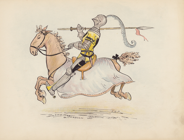 Illustration for Little Twin Dragons by S Rosamond Praeger von Sophia Rosamond Praeger