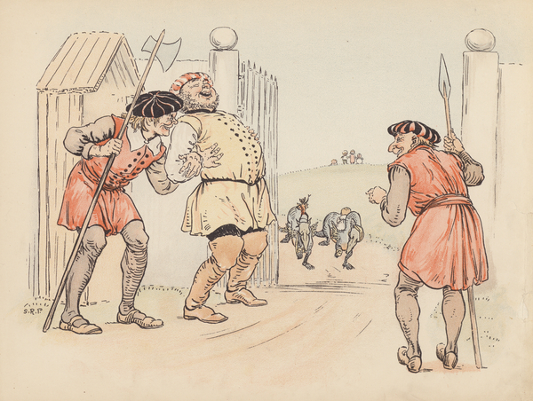 Illustration for Little Twin Dragons by S Rosamond Praeger von Sophia Rosamond Praeger