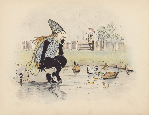 Illustration for Little Twin Dragons by S Rosamond Praeger von Sophia Rosamond Praeger