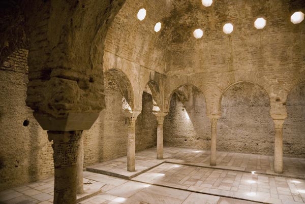 Steam Room in the Arab Baths, Granada (photo)  von Spanish School