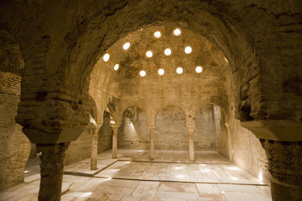 Steam Room in the Arab Baths, Granada (photo)  von Spanish School