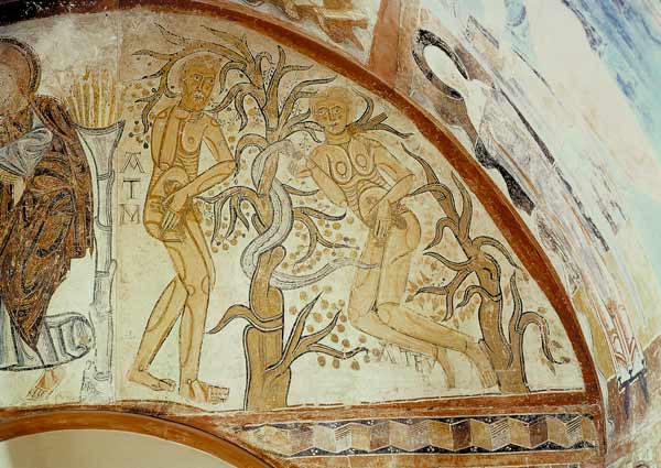 The Original Sin, from the Holy Cross Hermitage in Maderuelo von Spanish School