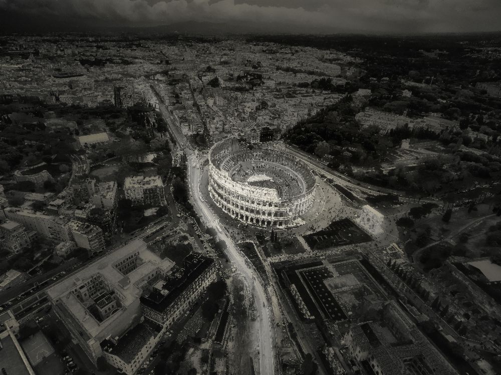 Alle Straßen führen nach Rom von Stan Huang