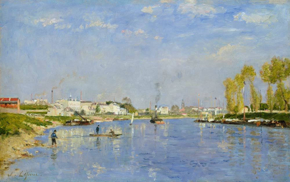 The Canal Saint-Denis von Stanislas Lépine