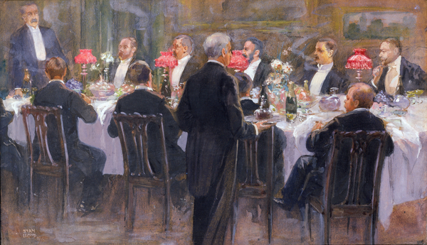 Dinner at 110 Pembroke Road, Bristol von Stanley Lloyd