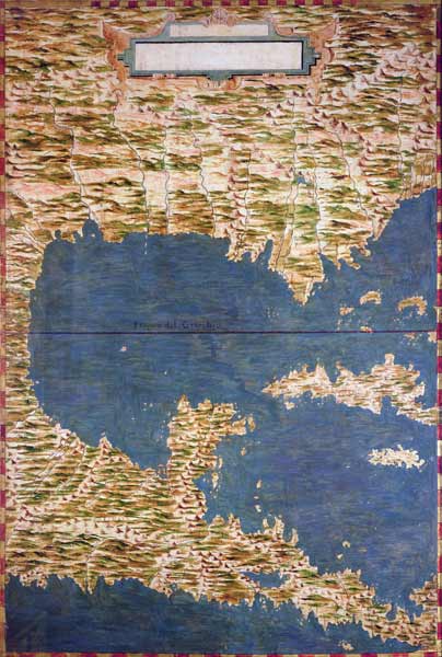 Map of Cuba and the Caribbean von Stefano Bonsignori