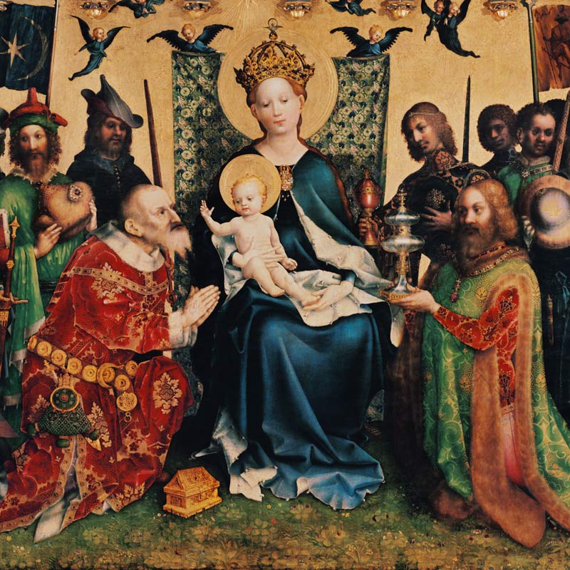 Adoration of the Magi altarpiece von Stephan Lochner