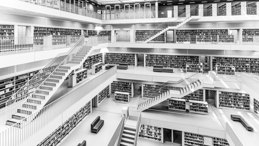 Library Stuttgart von Stephan Rückert