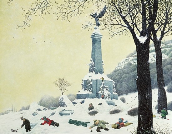 In the Park, Winter, from The Four Seasons in Quebec  von Stephane  Poulin