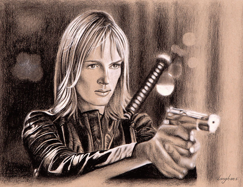Uma Thurman aus Kill Bill von Stephen Langhans