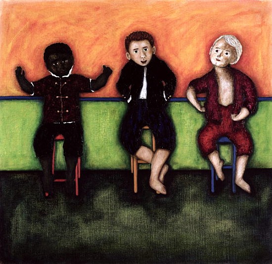 Boy Dolls (oil on canvas)  von Stevie  Taylor