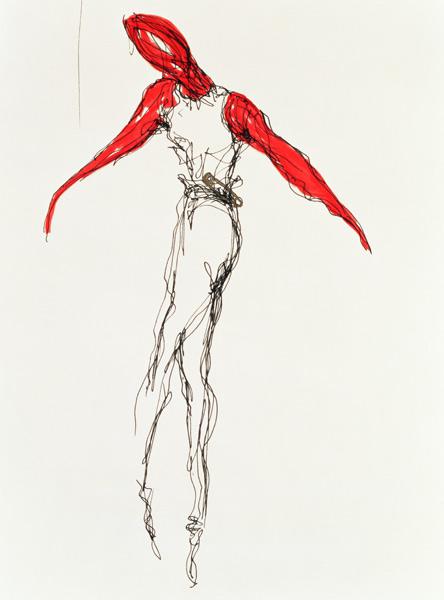 The Dancer, 1997 (ink on paper) 