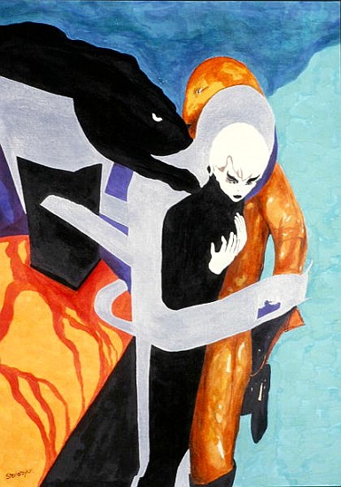 Who Can You Trust, 2000 (inks on paper)  von Stevie  Taylor