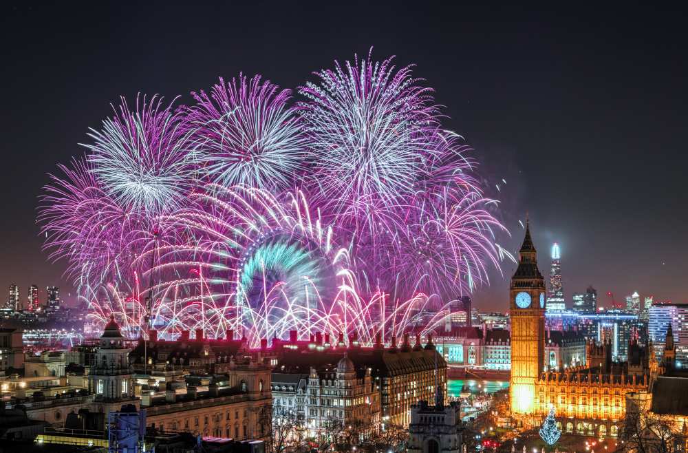 New Year Fireworks von Stewart Marsden
