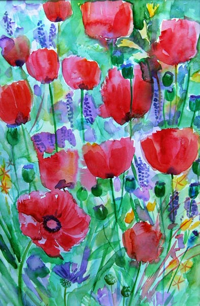 Poppies von Mary Stubberfield
