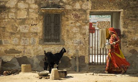 Rajasthani woman