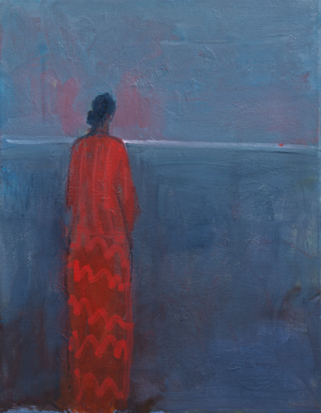 Red Lady, 2003 (oil on canvas)  von Sue  Jamieson