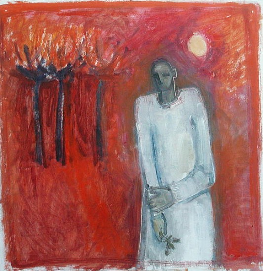 Peace Angel, 2002 (acrylic on paper)  von Sue  Jamieson
