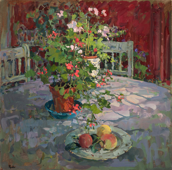 Conservatory Table von Susan  Ryder