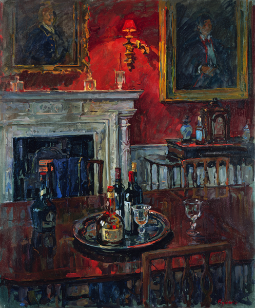 The Red Dining Room von Susan  Ryder
