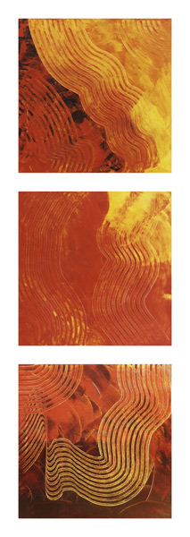 Abend am Kamin (Dreierkombination) von Susett Heise