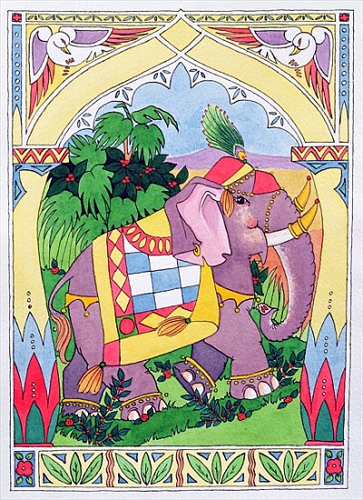 Arabian Elephant  von Suzanne  Bailey