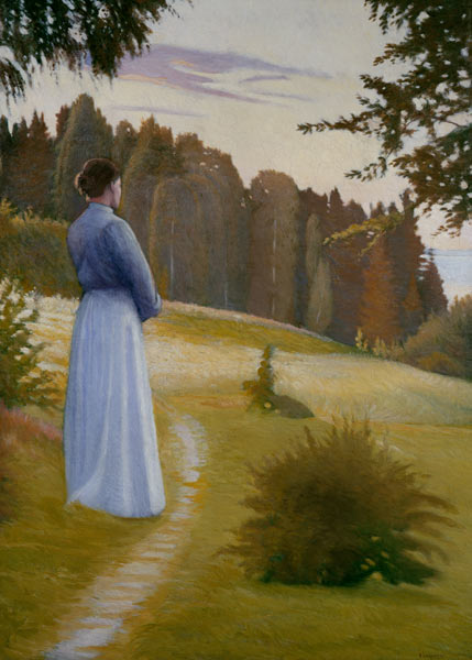 After Sunset (oil on canvas)  von Sven Jorgensen