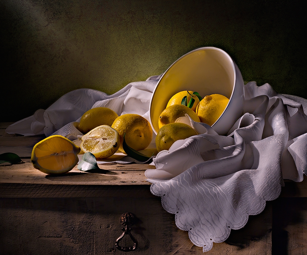 Still life with lemons von Svetlana L