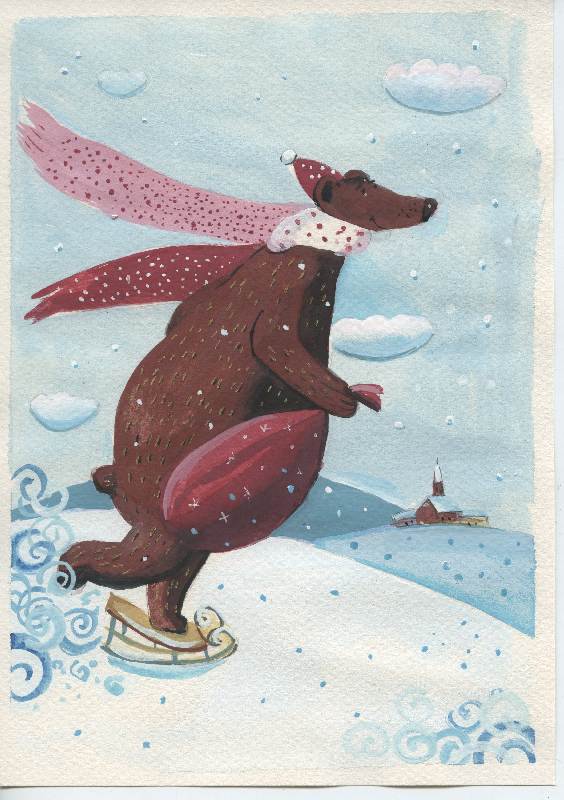 Unterwegs vor Weihnachten von Svetlana Tiukkel