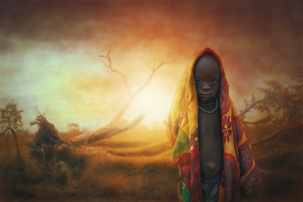 African boy Mursi von Svetlin Yosifov