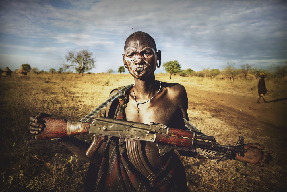 Woman from Mursi tribe von Svetlin Yosifov