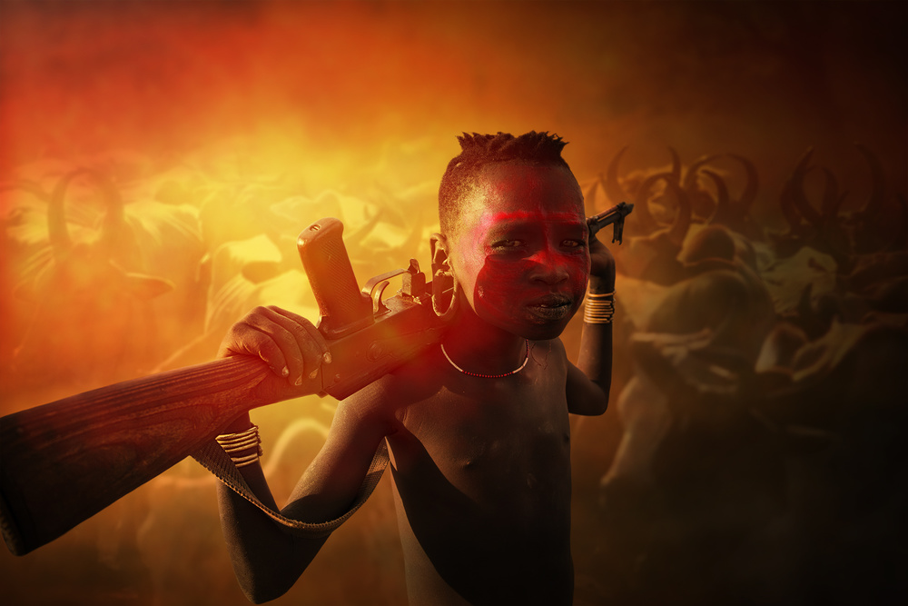 Boy from Mursi tribe SIYP von Svetlin Yosifov