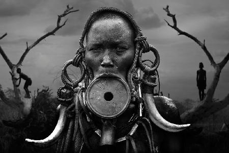 Portrait Woman Mursi