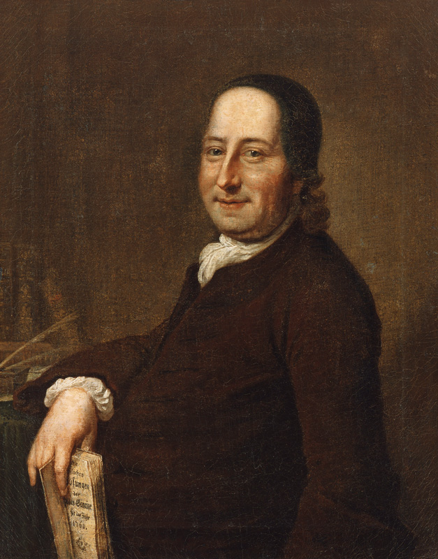 Nicholaus Ludwig Count von Zinzendorf with the Daily Watchwords von Swiss School