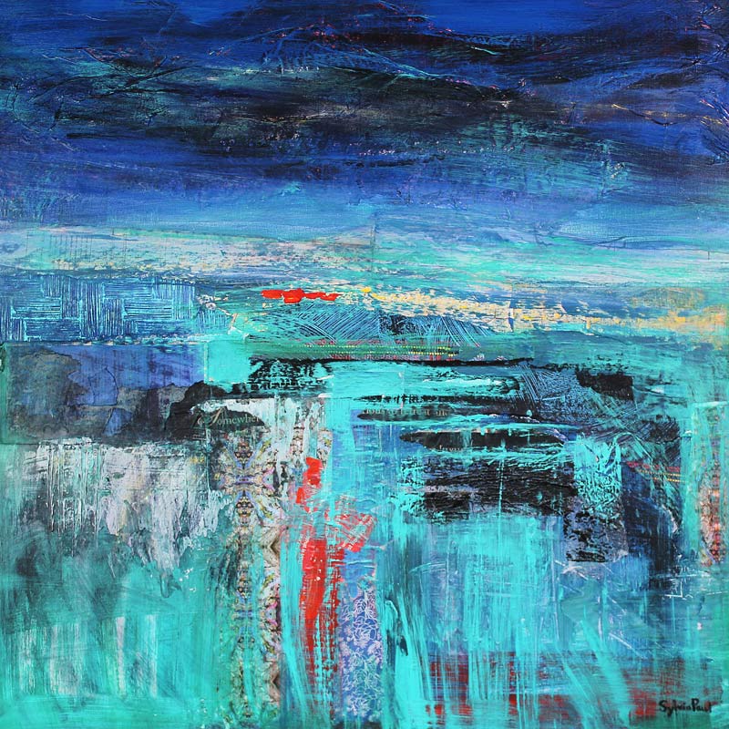 Sapphire Sky and Turquoise Sea von Sylvia  Paul