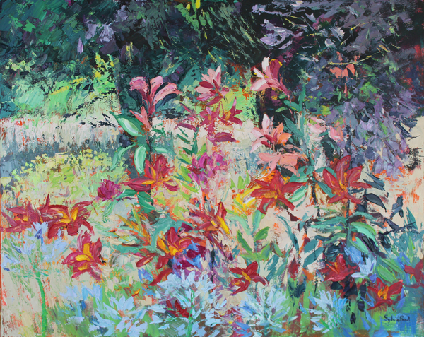 Lily Garden von Sylvia  Paul