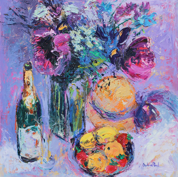 Purple Poppies von Sylvia  Paul