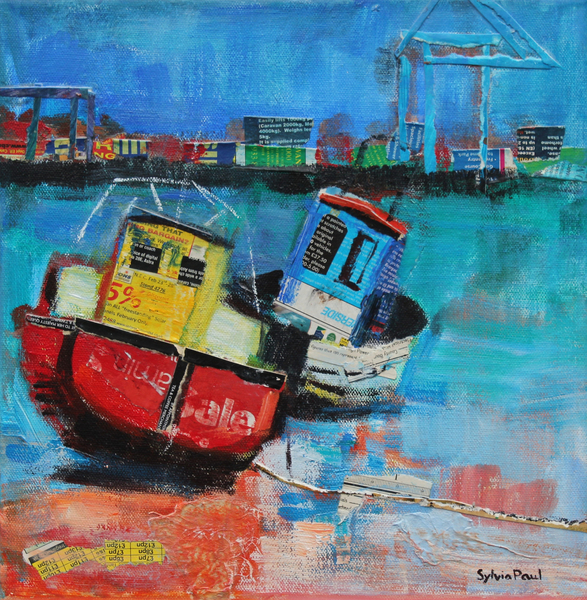 Two Jolly Fishing Boats von Sylvia  Paul
