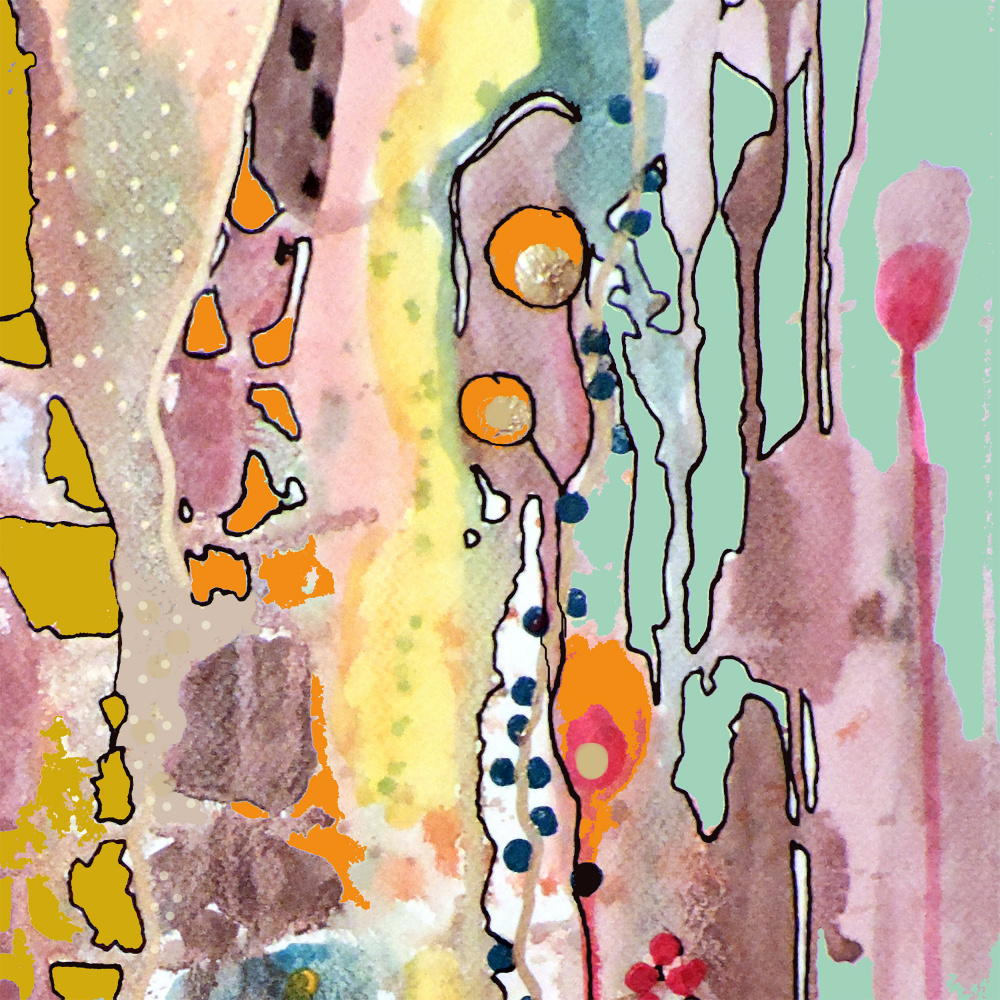 Fille De Joie Carre von Sylvie Demers