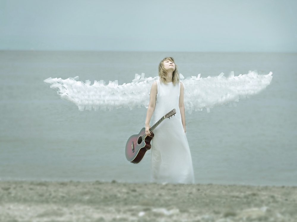 Shopping bag Angel von Takako Ugachi