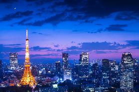 Tokyo Nachtansicht