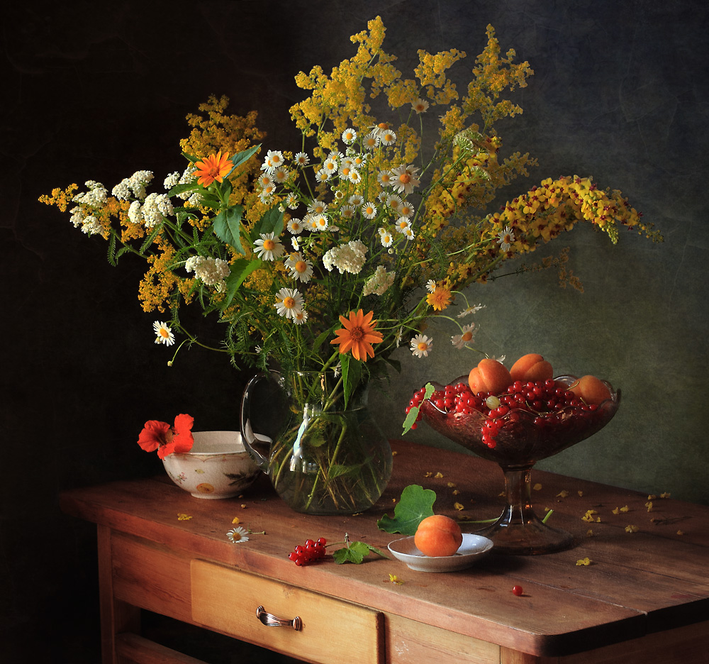 С цветами и фруктами von Tatyana Skorokhod