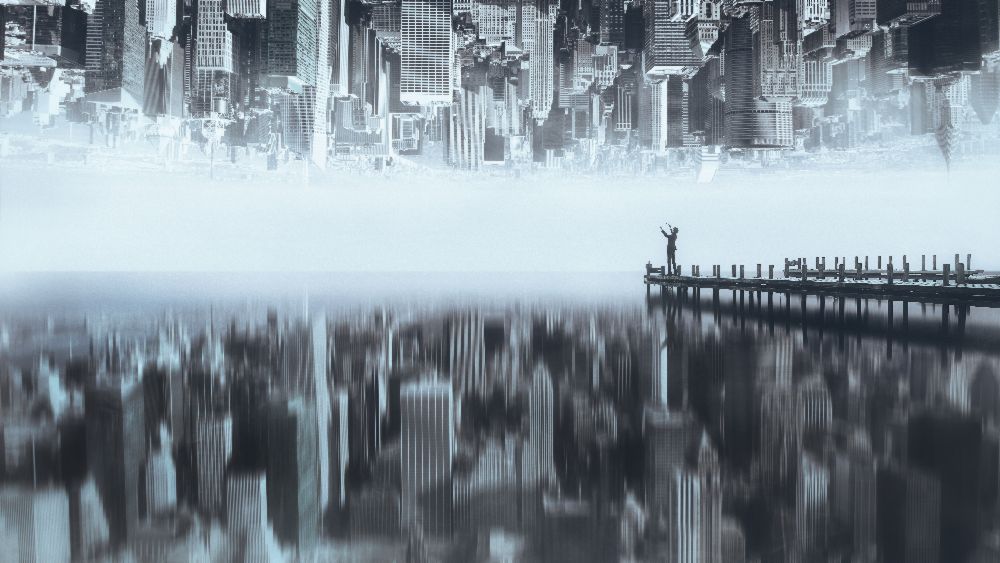 Stadt des Spiegels von Terry F