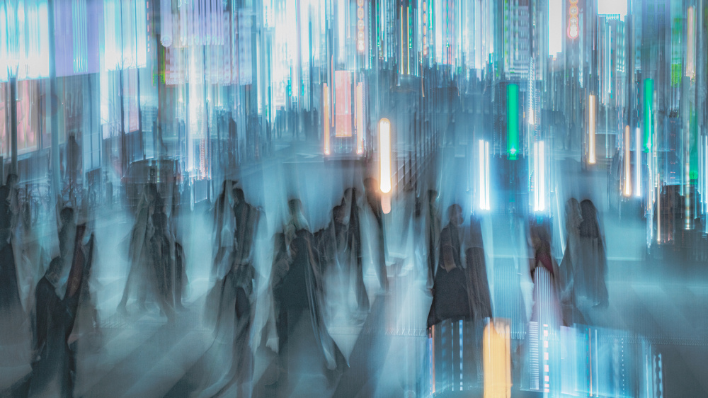 Shinjyuku station west exit von TETSU OKAWA